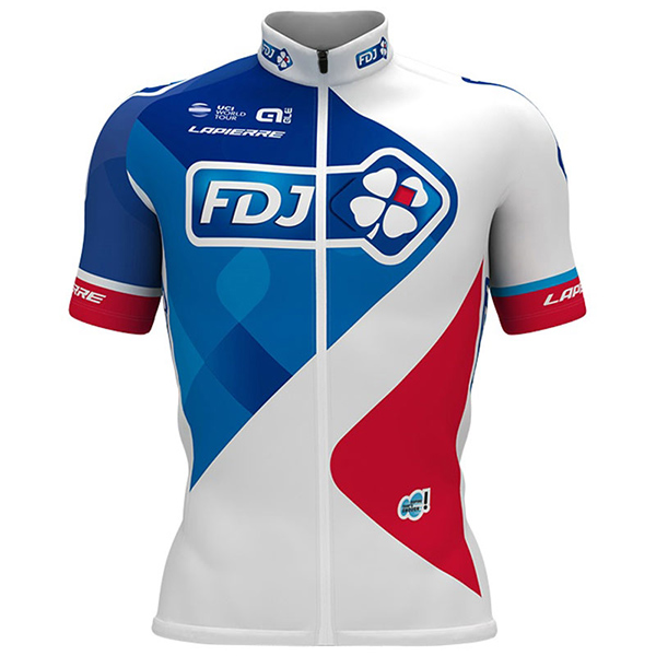 2017 Maglia FDJ bianco